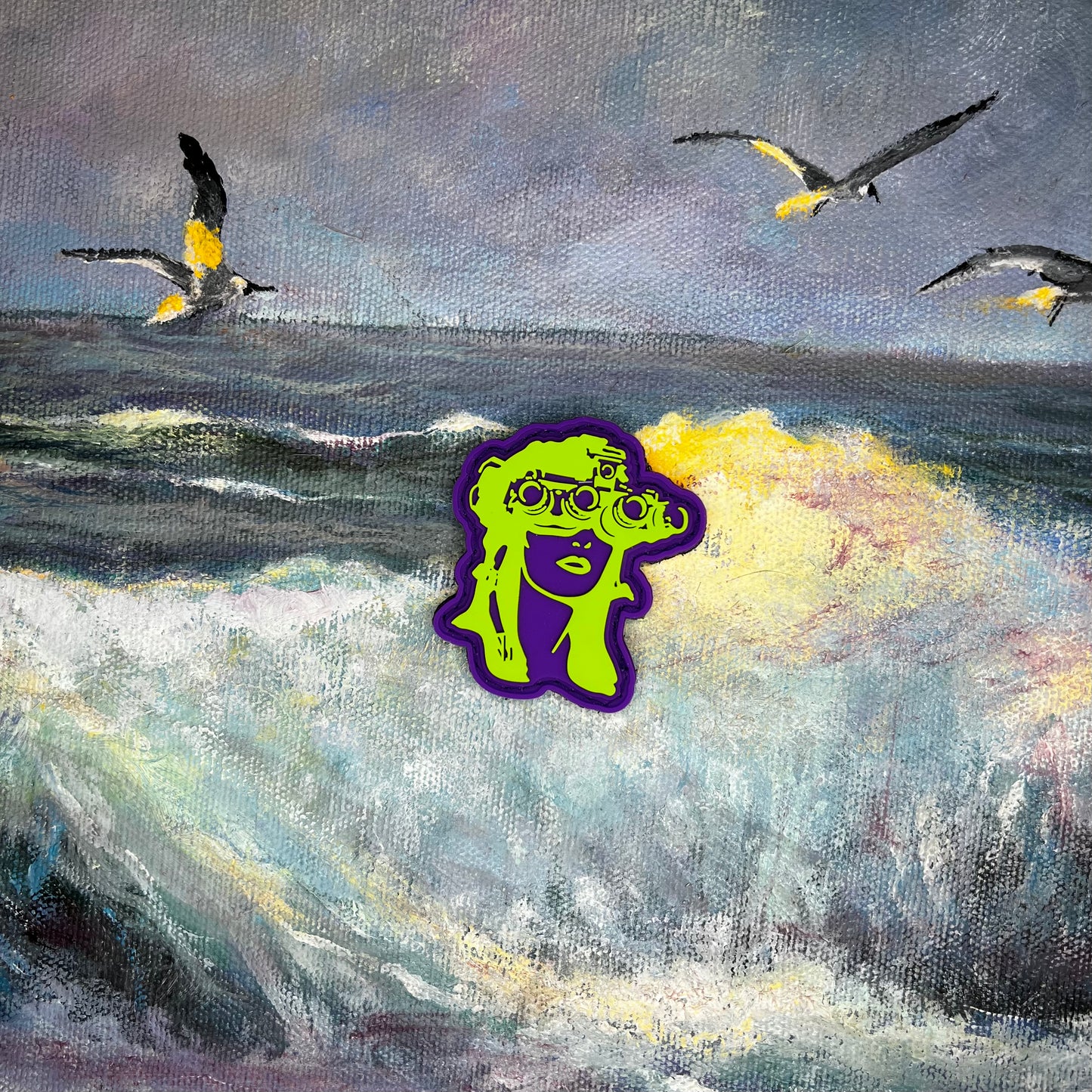 Nods Girl GPVNG Patch - LTD Eggplant