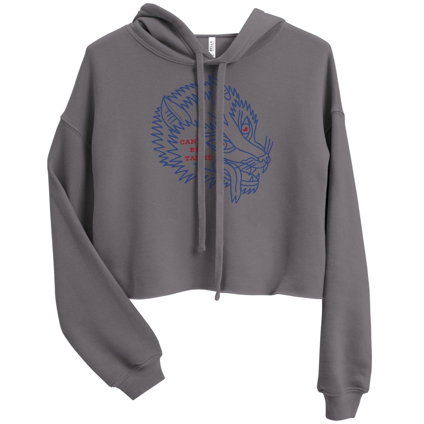 Women's Can't Be Tamed Crop Hoodie