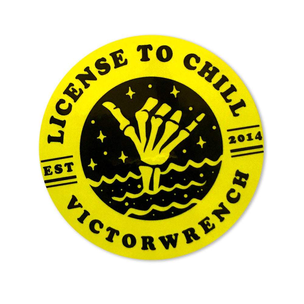 License to Chill Decal