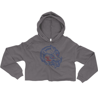 Women's Can't Be Tamed Crop Hoodie