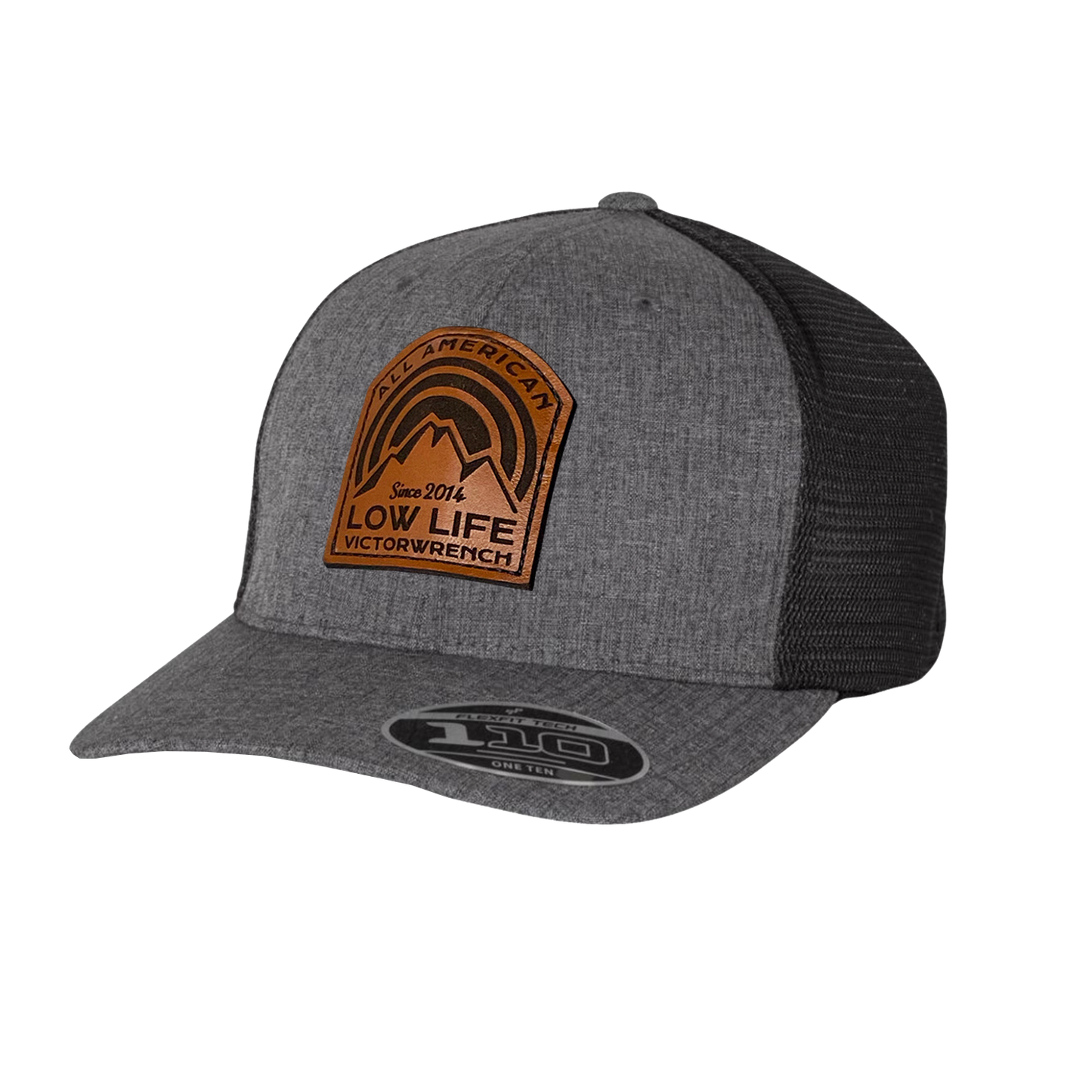 NEW - All American Low Life - Leather Patch Hat
