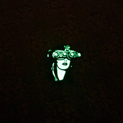 Nods Girl GPNVG Glow Lapel Pin